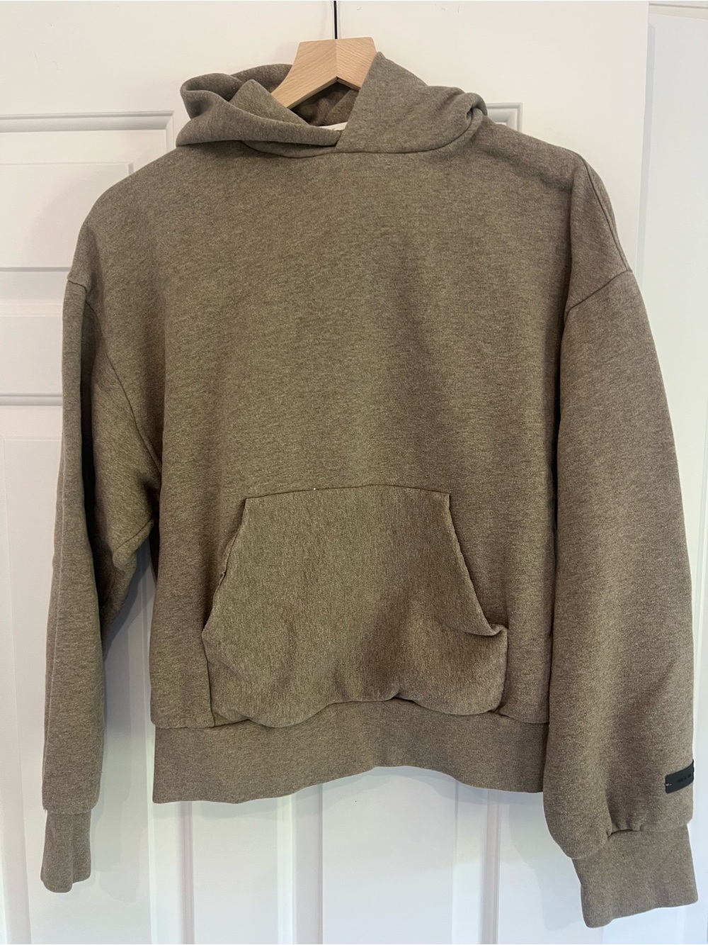 Essentials Fear of God Men's Olive Brown Pullover Hoodie